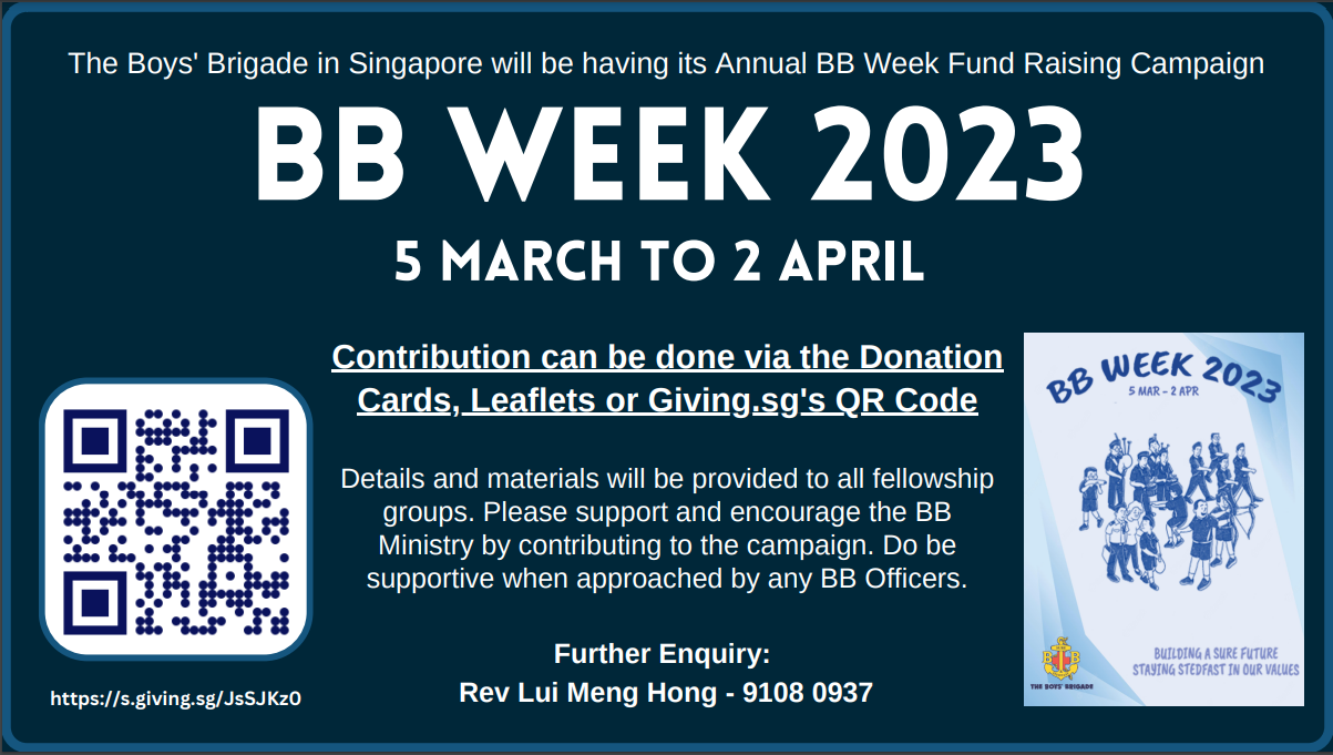 BB Week 2023. Do contribute.