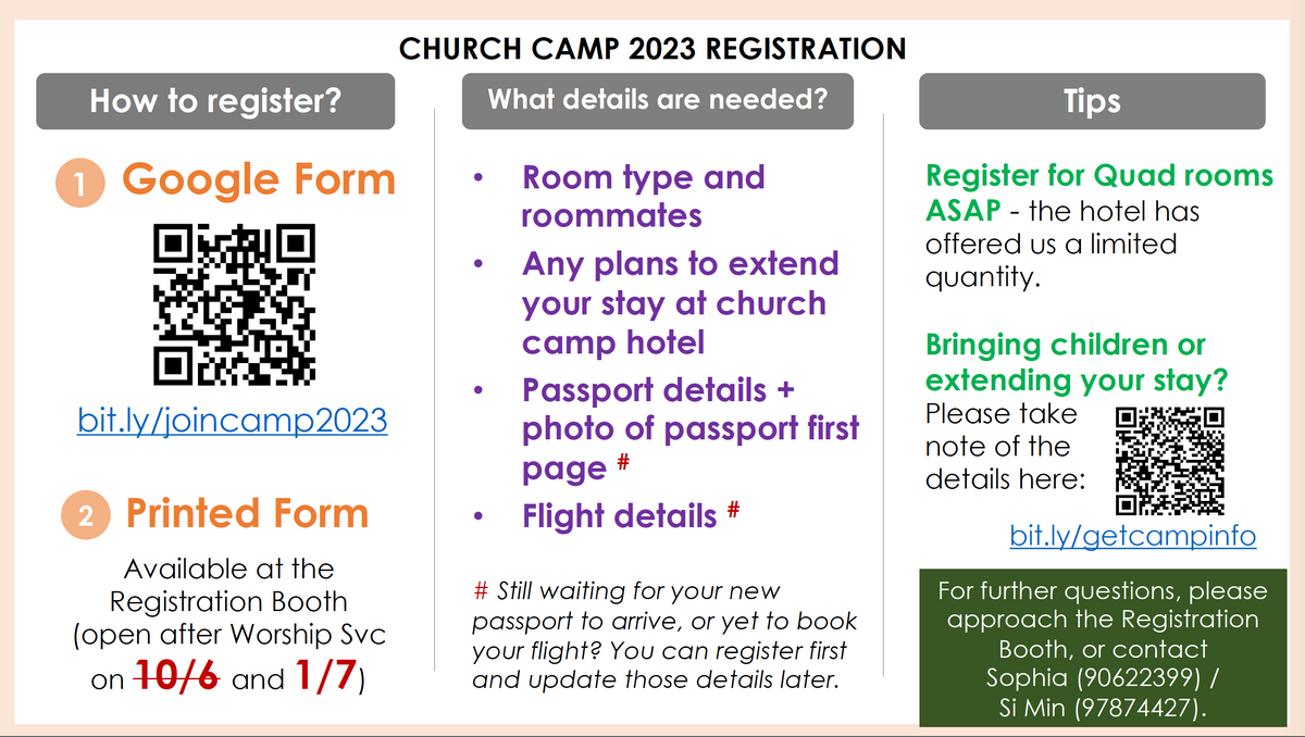 Church Camp 2023 registration