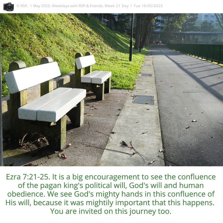 QT: God sent Ezra, His instruction