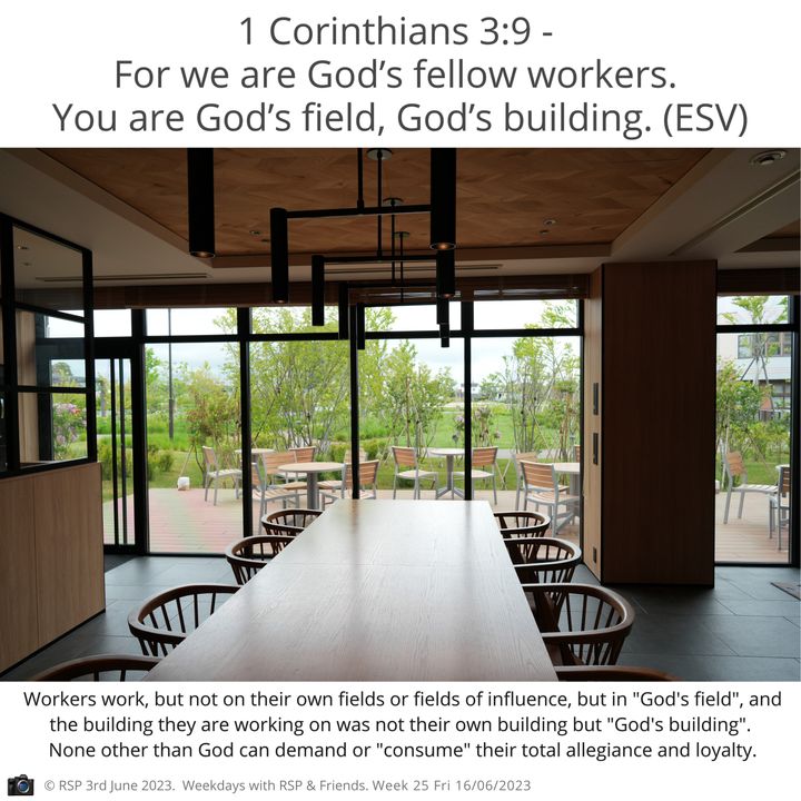 QT: BRT: You are God's building